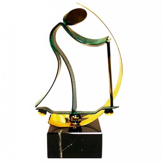 Trofeo de Patinete de latón...