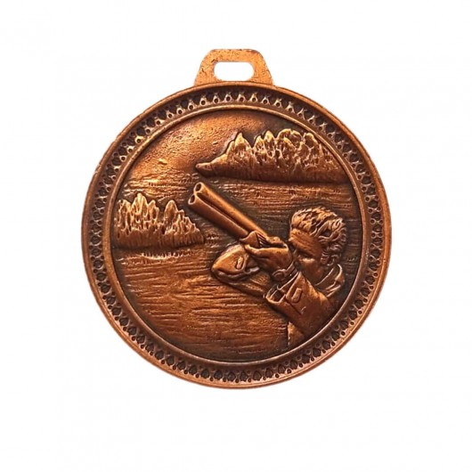 Medalla Caza Mod.1 Bronce 6cm