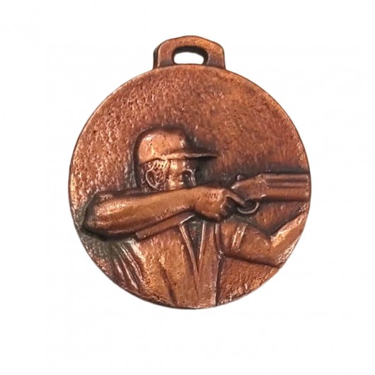 Medalla Caza Mod.2 Bronce 6cm