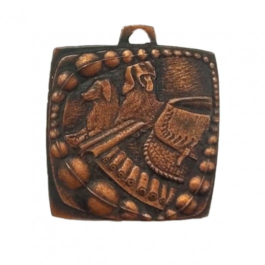 Medalla Caza Mod.3 Bronce 6cm