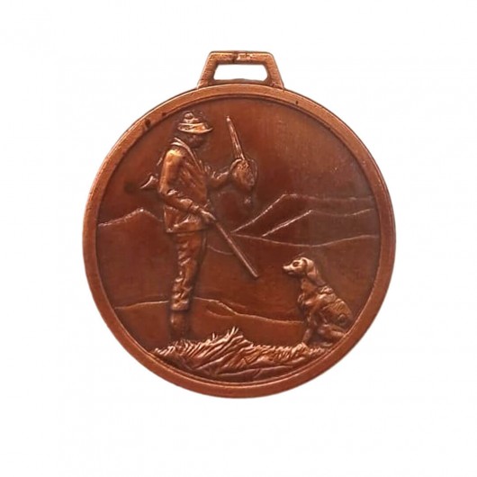Medalla Caza Mod.4 Bronce 6cm