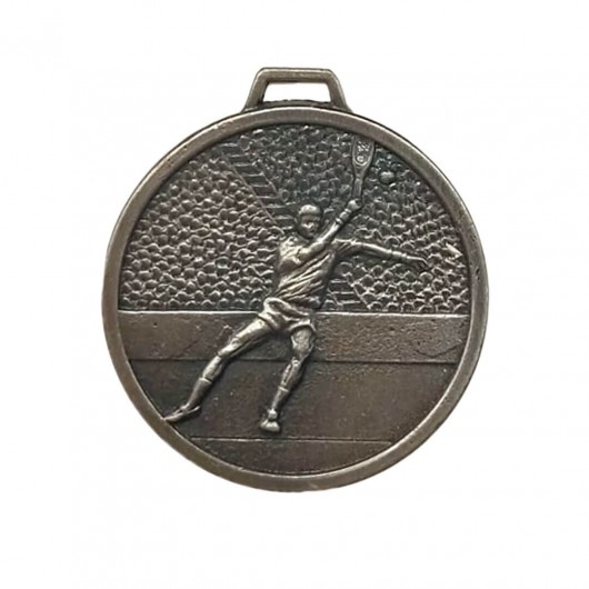 Medalla Tenis Mod.1 Plata 6cm