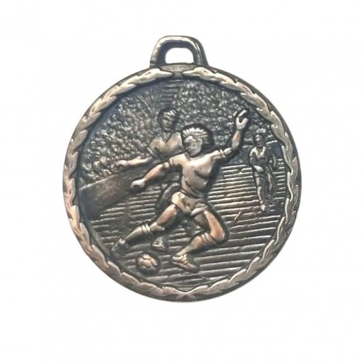 Medalla Futbol Mod.1 Plata 6cm