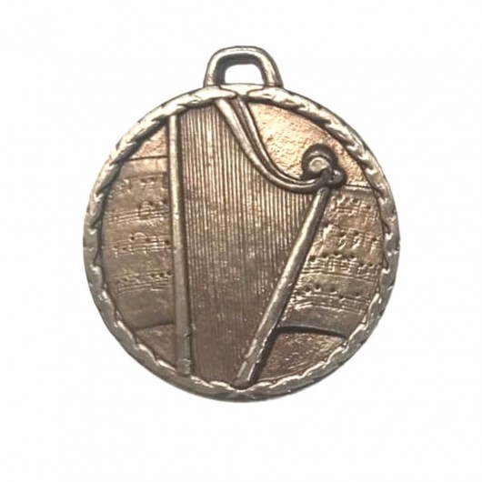 Medalla Musica Mod.1 Plata 6cm
