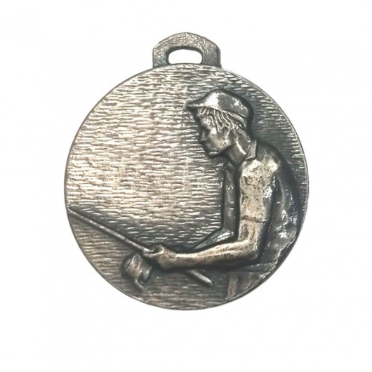 Medalla Pesca Mod.1 Plata 6cm