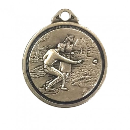 Medalla Petanca Mod.4 Plata...