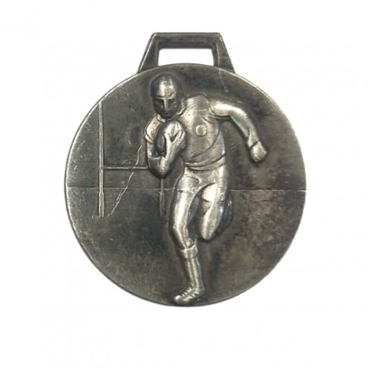 Medalla Rugby Mod.1 Plata 6cm