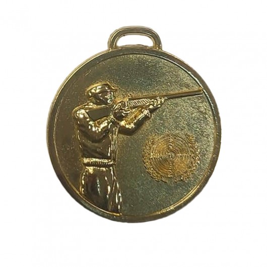 Medalla Tiro Mod.1 Oro 6cm