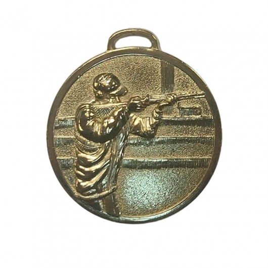 Medalla Tiro Mod.2 Oro 6cm