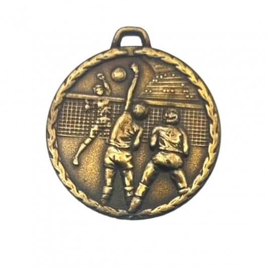 Medalla Voleibol Mod.4 Oro 6cm