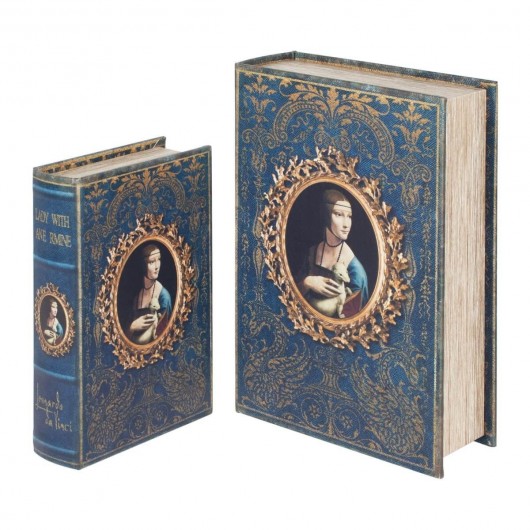 Caja libro Lady With An...