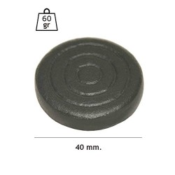 Juego de la Rana “Básico”, vasca, de Hierro Fundido, con Mesa de Madera: 1 Rana y 10 fichas.
