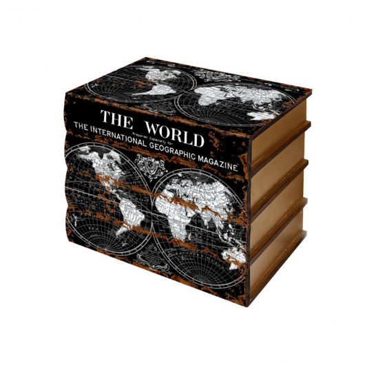 Caja 4 Libros Mundo 16cm