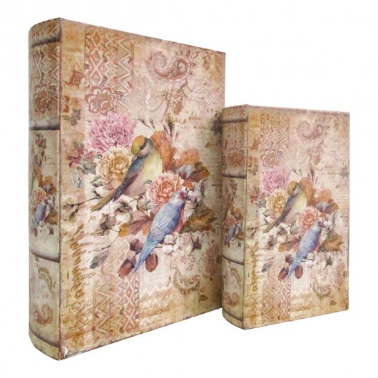 Caja Libro Pajaros Cenefa 27cm