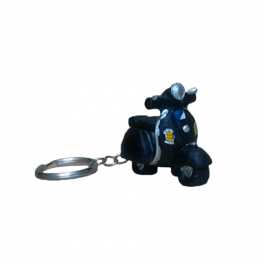 Llavero Vespa negra