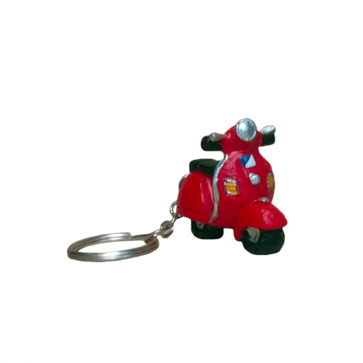 Llavero Vespa roja