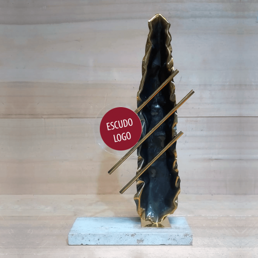Trofeo Alegoría Latón 36cm