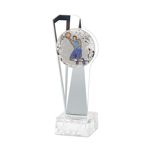 Trofeo Cristal aplique 18cm