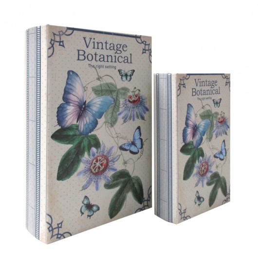 Caja libro mariposas...
