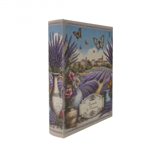 Caja libro Campo de lavanda...