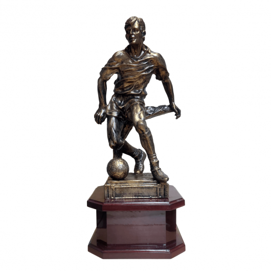 Trofeo Jugador Futbol ORO 56cm