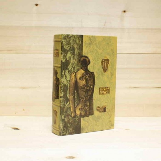Caja libro traje antiguo 24cm