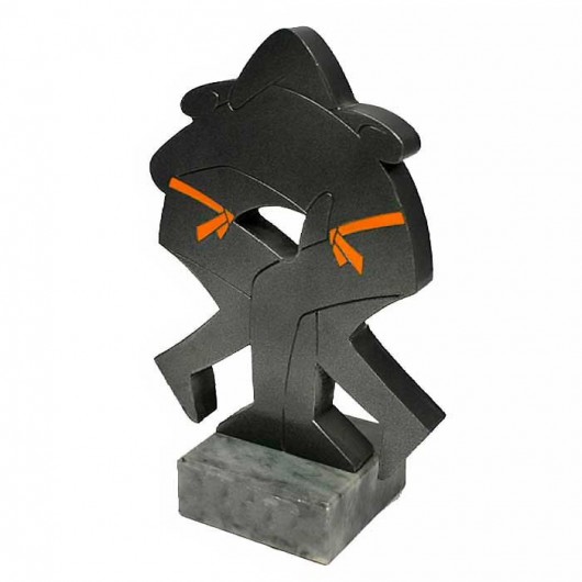 Trofeo combate Judo de granito