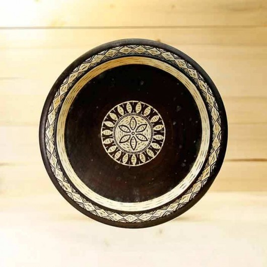 Plato Étnico de madera 38 cm
