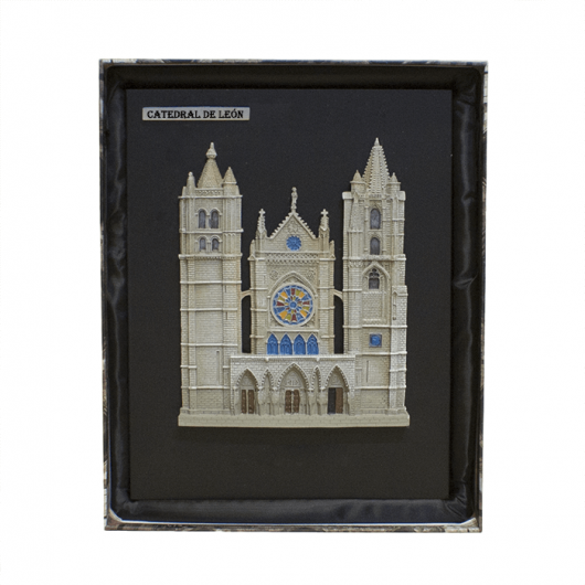 Catedral de León con caja...