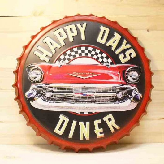 Chapa cerveza Chevrolet 50 cm